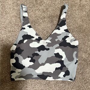 OFFLINE by aerie camouflage work out crop top